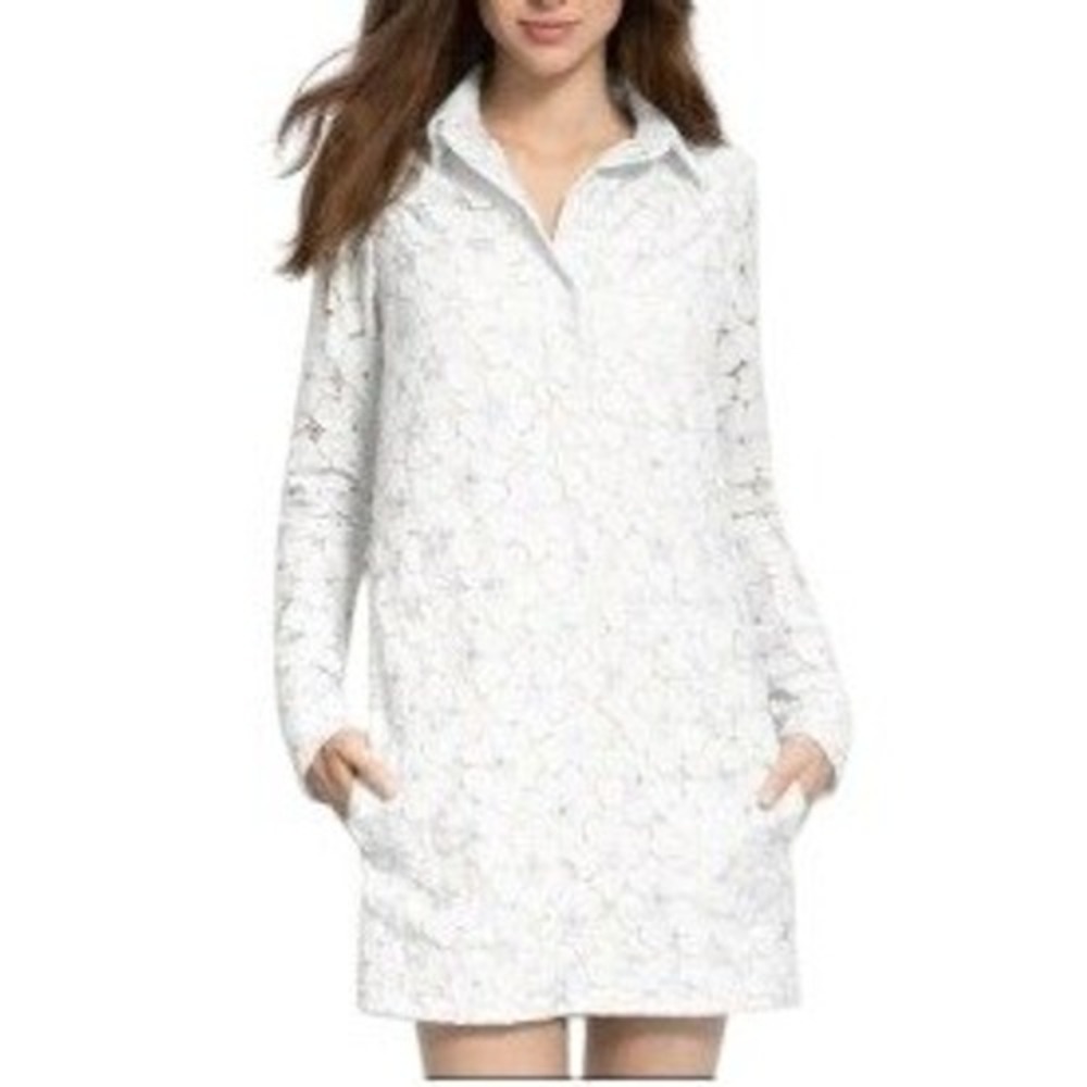 Diane‎ Von Furstenberg Leandra White Flower Lace Dress Size 4